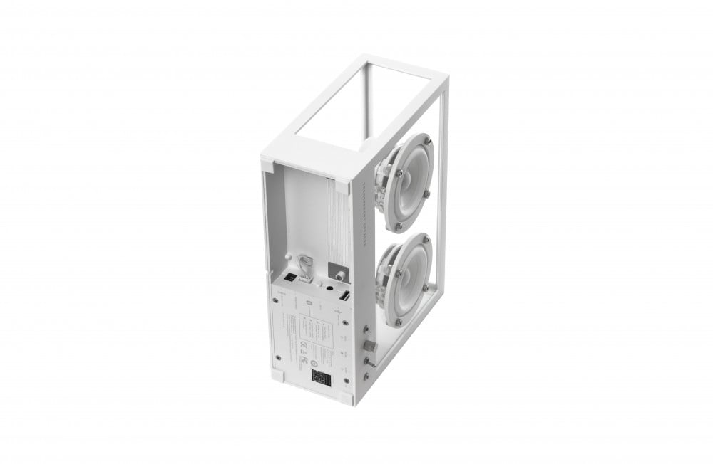 Small Transparent Speaker White | Bluetooth | High-quality sound