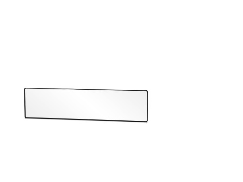 Glass bottom (mått) with black dampers around the edges. Spare part for your black transparent speaker 
