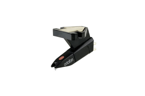 An Ortofon OM5E cartridge on a white background